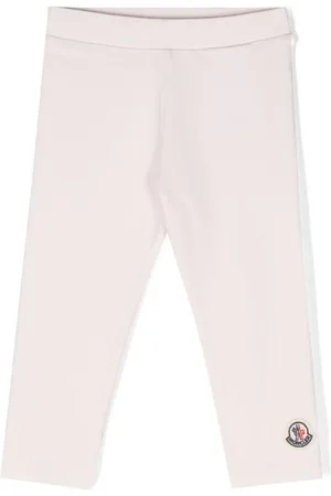 Moncler Logo-patch stretch-cotton leggings