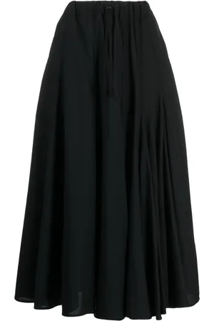 YOHJI YAMAMOTO High-waisted wool midi skirt