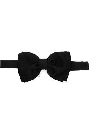 LARDINI Satin-finish bow tie