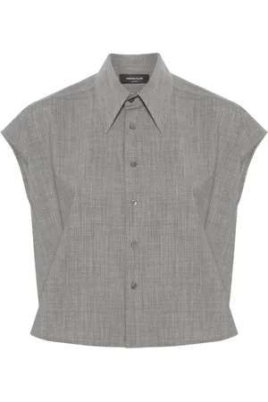Fabiana Filippi M??lange cropped shirt