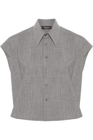Fabiana Filippi Mélange cropped shirt