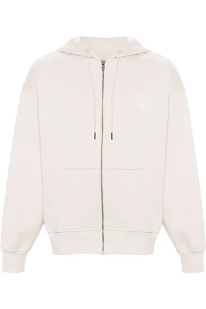 Daily paper Circle cotton zip-up hoodie