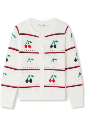 BONPOINT Armel intarsia-knit cotton cardigan