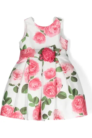 Mimilù Floral-print pleated dress