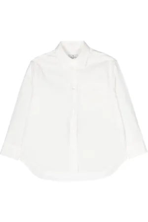 Etro Logo-embroidered cotton shirt