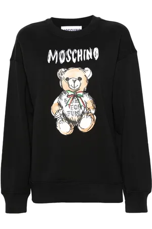 MOSCHINO SEASONAL TEDDY BEAR - Hoodie - fantasy print beige/beige 