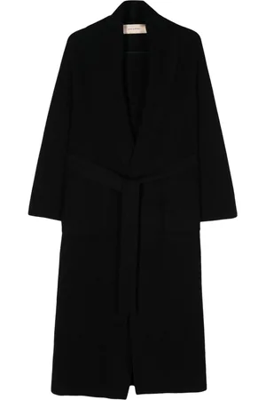 GENTRYPORTOFINO Belted cashmere coat