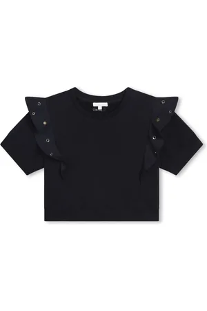 Chloé Ruffled cotton T-shirt