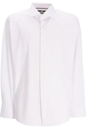 HUGO BOSS Wingtip-collar buttoned shirt