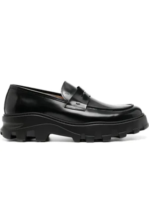 Moreschi Penny-slot leather loafers
