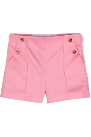 VERSACE Double-buttoned short shorts