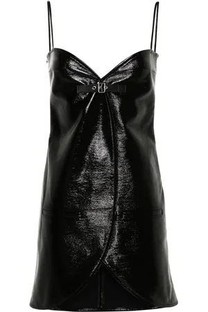 Courrèges Ellipse crinkled mini dress