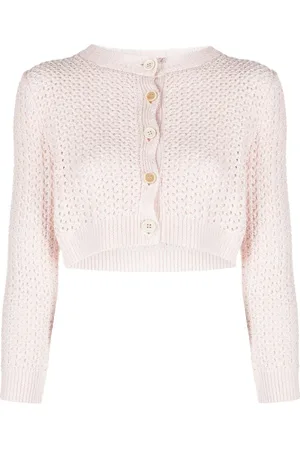 Fabiana Filippi Sequin-detail open-knit cardigan