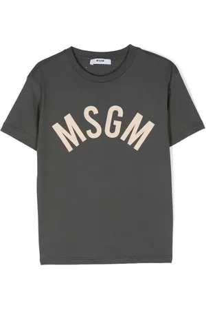 Msgm Logo-print cotton T-shirt