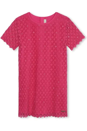 Michael Kors Floral-lace cotton dress