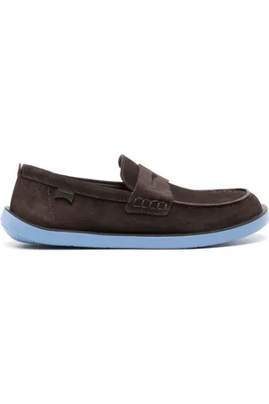 Camper Wagon penny-slot suede loafers