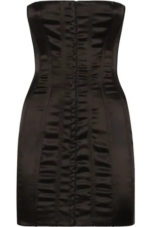 Dolce & Gabbana Strapless satin minidress