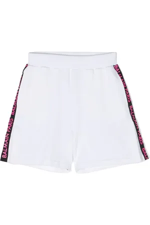 Balmain Logo-print cotton shorts