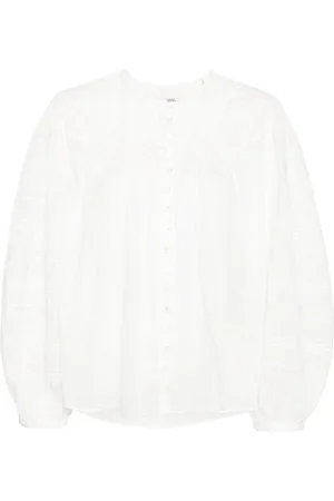 Isabel Marant Gregoria cotton-silk blouse