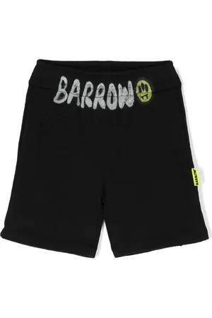 BARROW Logo-print cotton shorts