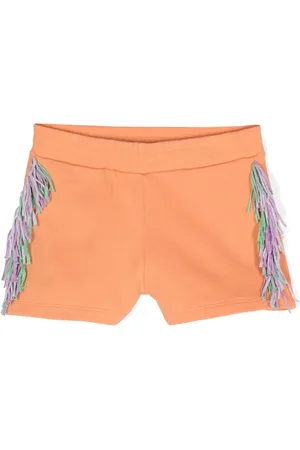 Stella McCartney Fringed jersey shorts