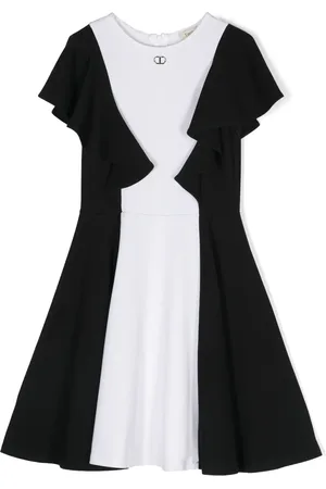 Twin-Set Ruffled-sleeve dress