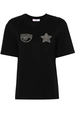 Chiara Ferragni Eyelike-motif cotton T-shirt