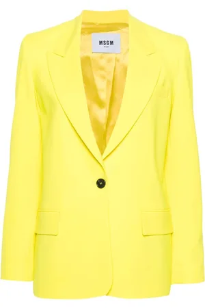 Msgm Single-breasted peak-lapels blazer