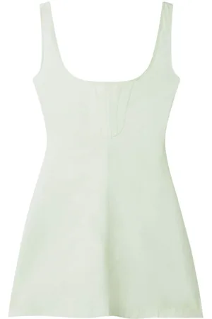 Stella McCartney Ribbed-detail sleeveless minidress
