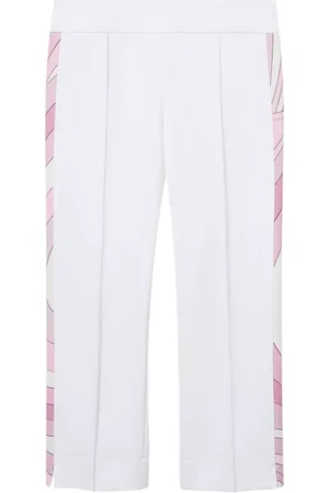 Puccini Iride-print cropped trousers