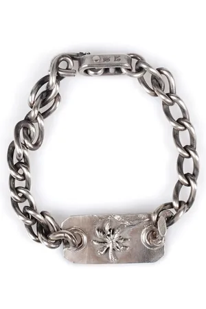 WERKSTATT:MÜNCHEN Palm cable-link chain detailing bracelet