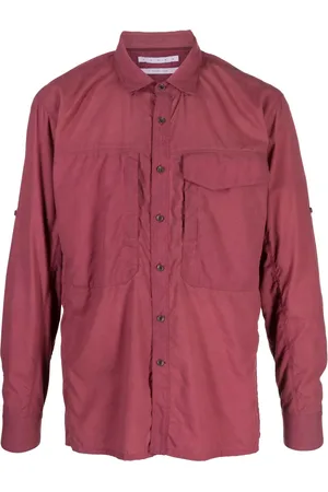 RANRA Spread-collar button-up shirt