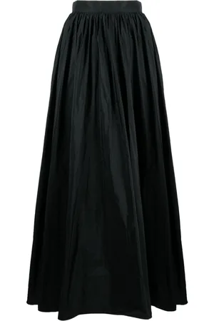 Elie saab High-waist taffeta maxi skirt