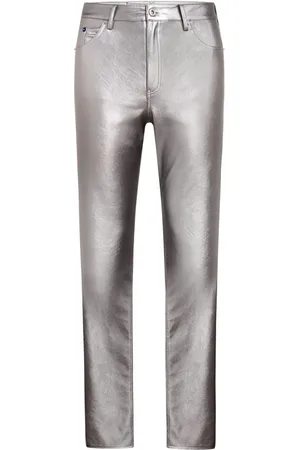 Karl Lagerfeld Logo-patch flared trousers
