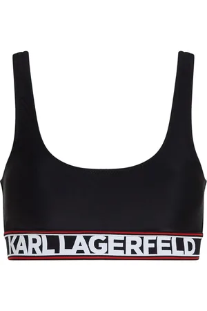 Karl Lagerfeld Logo-underband bikini top
