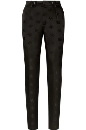 Dolce & Gabbana Dolce & Gabbana ALL-OVER DG PRINT LEGGINGS Trousers -  Stylemyle