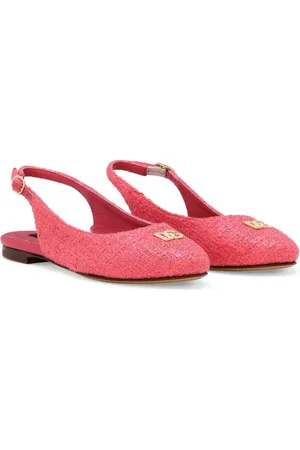 Dolce & Gabbana Logo-plaque slingback flats