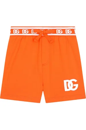 Dolce & Gabbana Logo-waistband cotton shorts