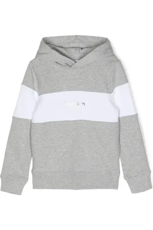 Calvin Klein Colour-block logo-print hoodie