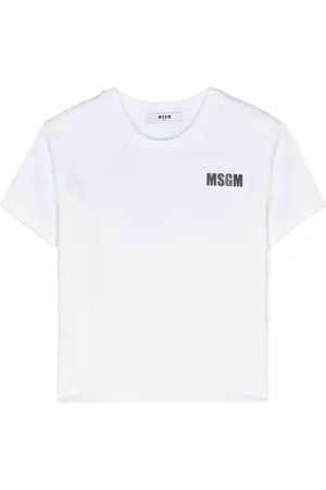 Msgm Logo-print cotton T-shirt