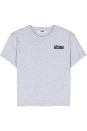 Msgm Logo-print cotton T-shirt