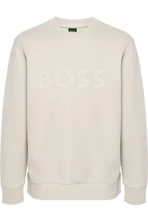 HUGO BOSS Logo-appliqu?? cotton sweatshirt