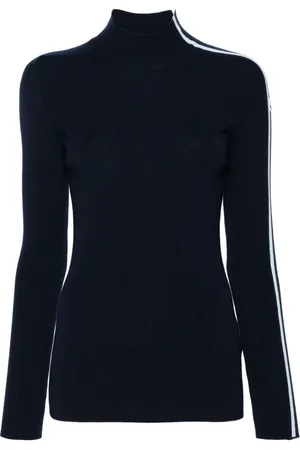 Moncler Striped-sleeve virgin-wool jumper