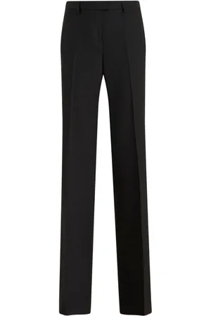 Etro High-waisted wool tailored trousers