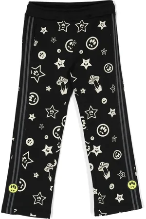 BARROW Logo-print cotton trousers