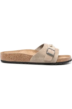 Birkenstock Buckled suede sandals