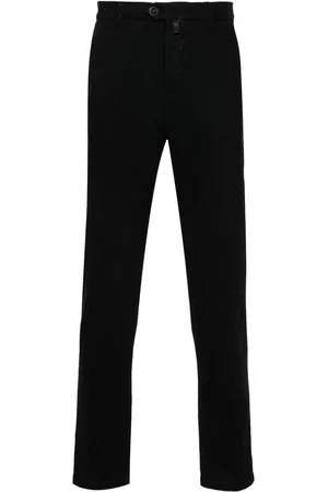 Kiton Mid-rise straight-leg chinos