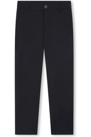 HUGO BOSS Mid-rise straight-leg trousers