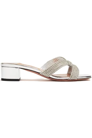 Aquazzura Muse 35mm leather mules