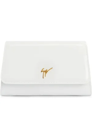 Giuseppe Zanotti Cleopatra logo-plaque clutch bag